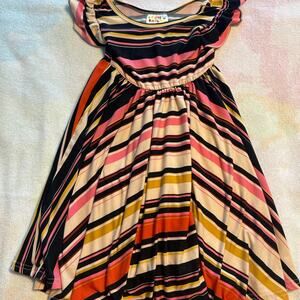 Dot Dot Smile Striped Dress Size 3/4
